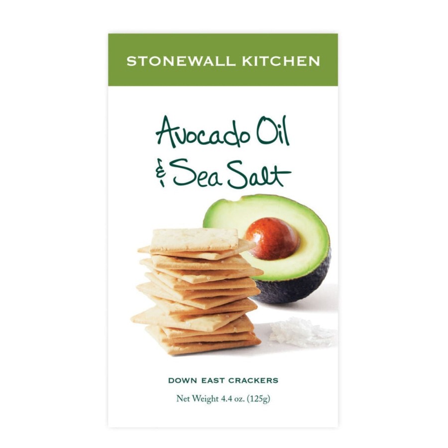 Home Stonewall Kitchen | Avocado Oil & Sea Salt Crackers