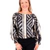 Women Emily McCarthy Tops | Celeste Crop-Plaid Noir