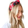 Women Emily McCarthy | Red Collegiate Cheetah Headband