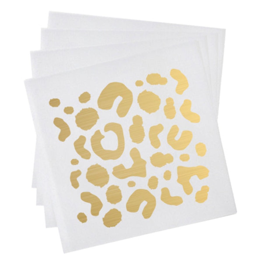 Home Print Appeal | Gold Spot Cheetah Cocktail Napkins