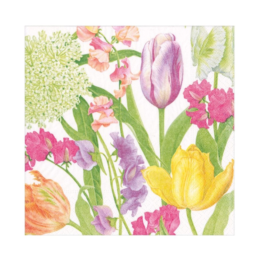 Home Caspari | Spring Floral Luncheon Napkin