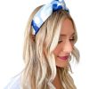 Women Emily McCarthy | Blue Collegiate Cheetah Headband