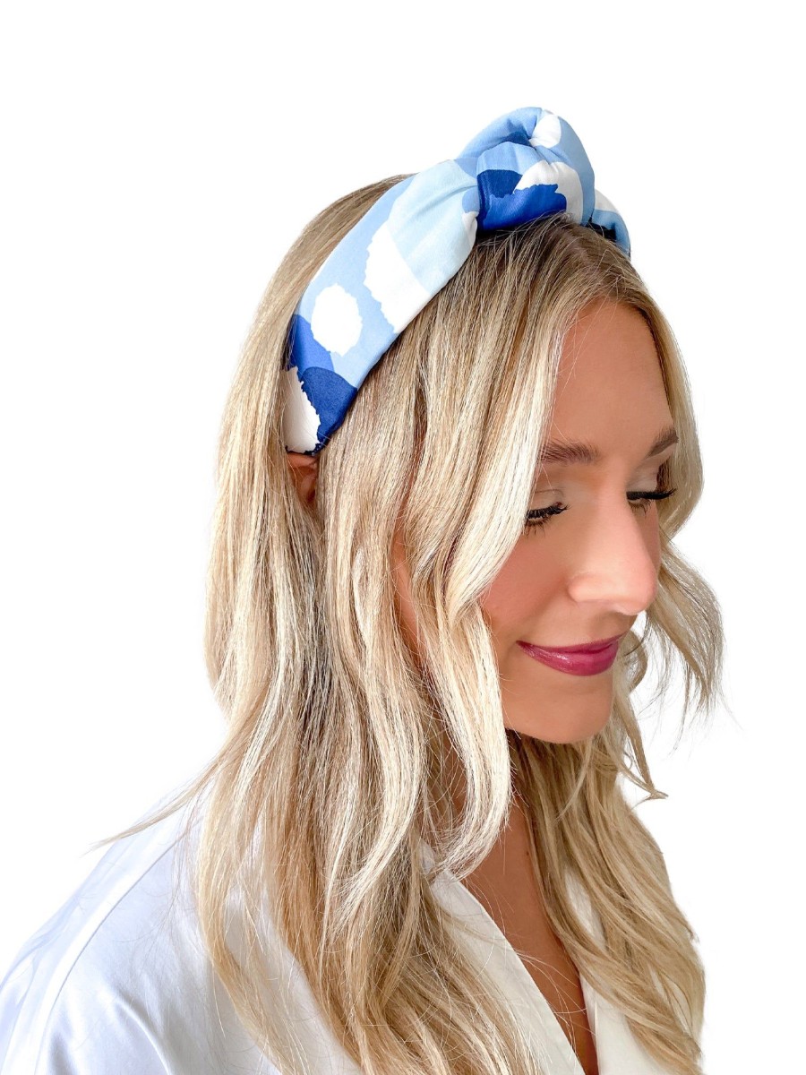 Women Emily McCarthy | Blue Collegiate Cheetah Headband