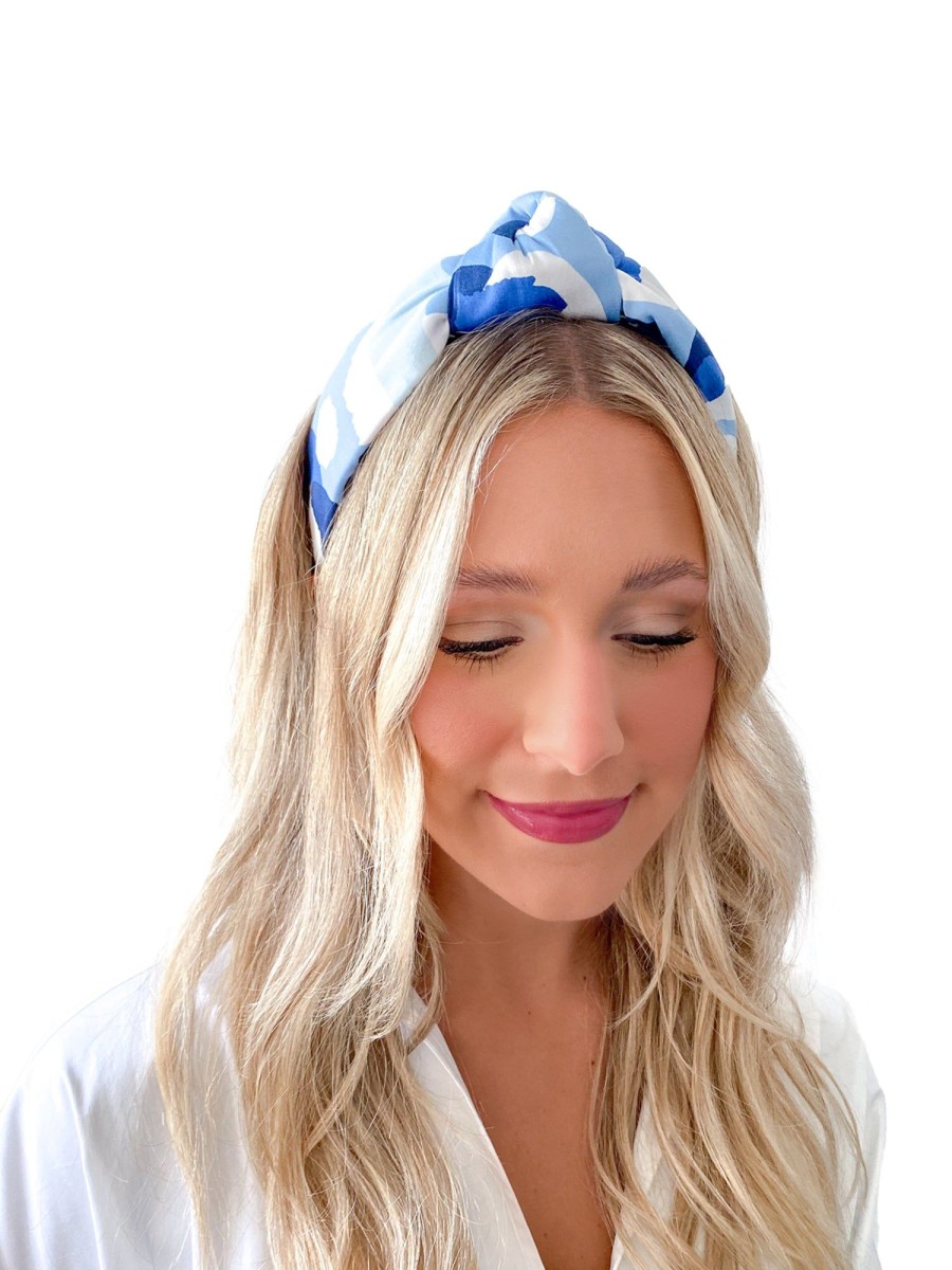 Women Emily McCarthy | Blue Collegiate Cheetah Headband