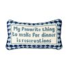 Home Furbish | Reservations Needlepoint Pillow