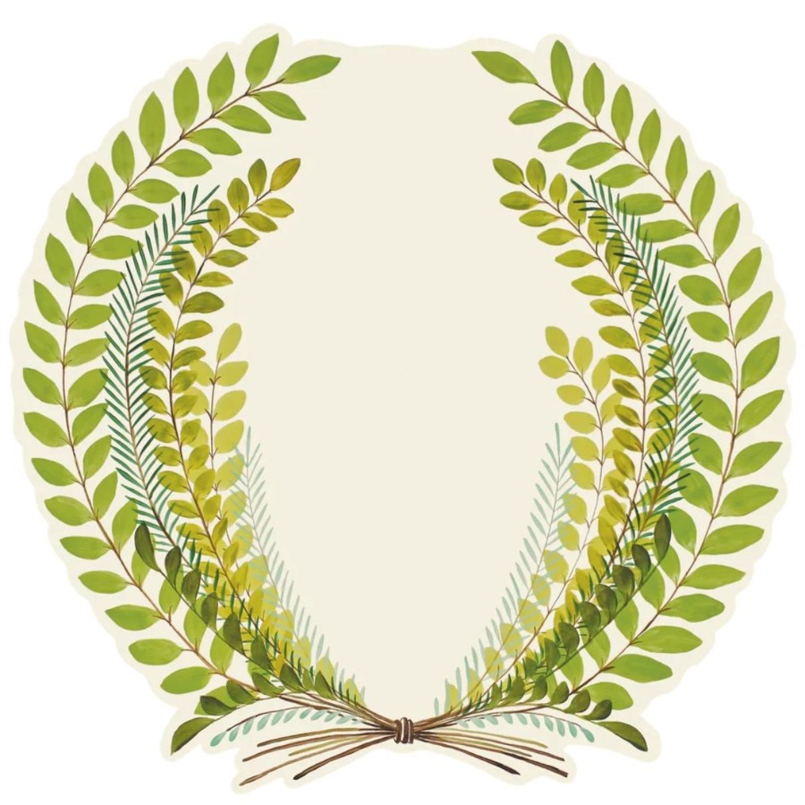 Home Hester & Cook | Die-Cut Seedling Wreath Placemats