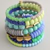 Women David Aubrey Jewelry | Blue And Green Wrap Bracelet