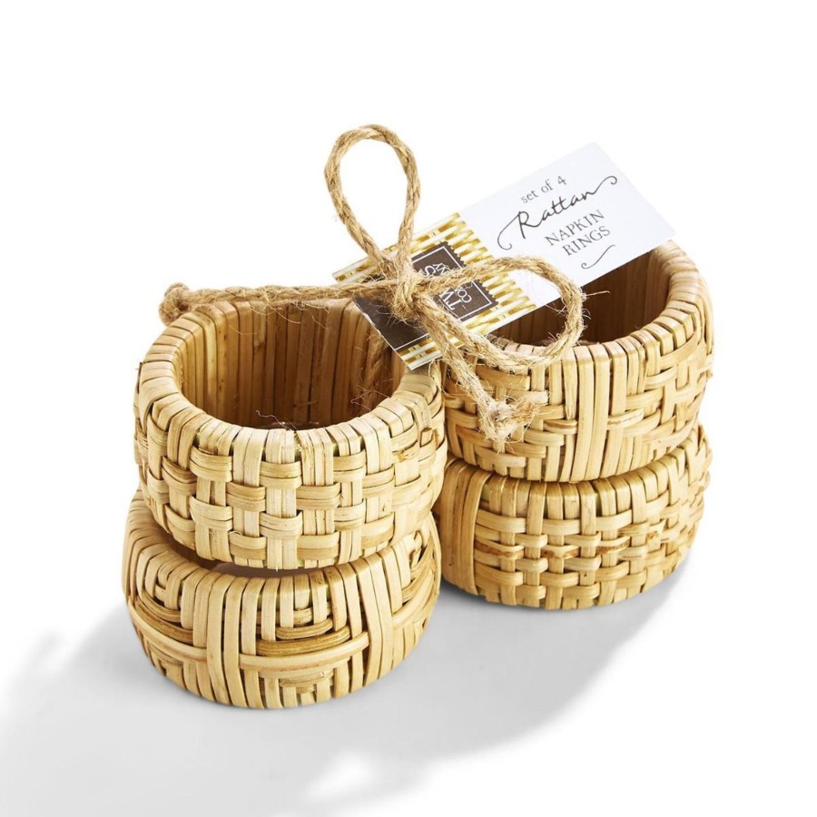 Home Two's Company | Cane Napkin Rings