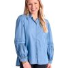 Women Emily McCarthy Tops | Oxford-Denim Chambray