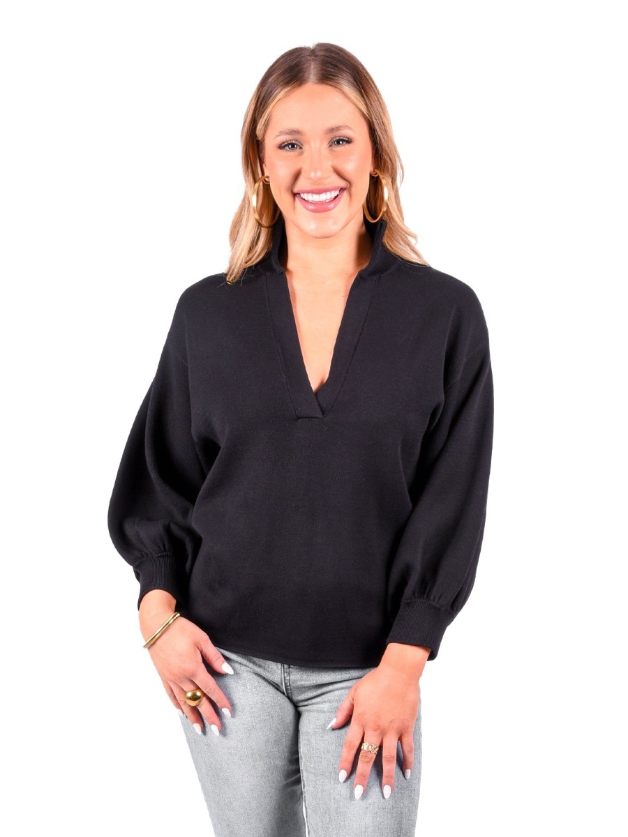 Women Emily McCarthy Sweaters & Outerwear | Lolli Sweater-Black