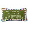 Home Furbish | Well Well Well Needlepoint Pillow