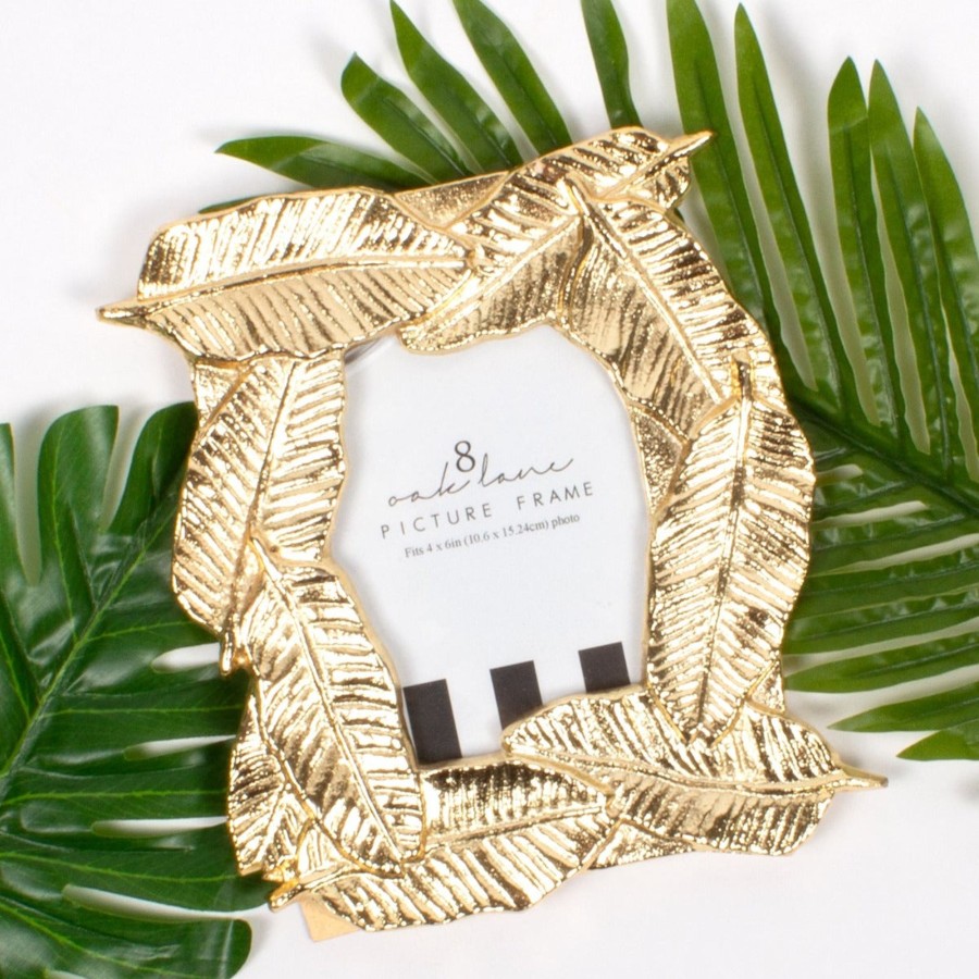 Home 8 Oak Lane | Gold Banana Leaf Picture Frame