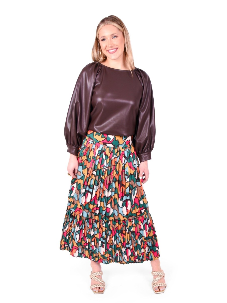 Women Emily McCarthy Bottoms | Chloe Skirt-Fall Ikat