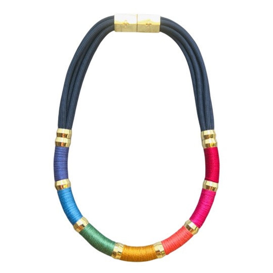 Women Holst and Lee | Colorblock Necklace-Painters Palette