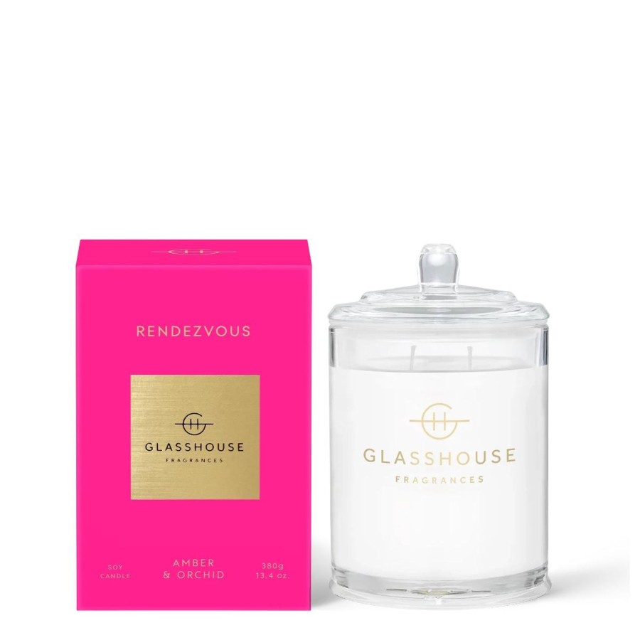 Home GLASSHOUSE | Rendezvous 13.4 Oz. Candle