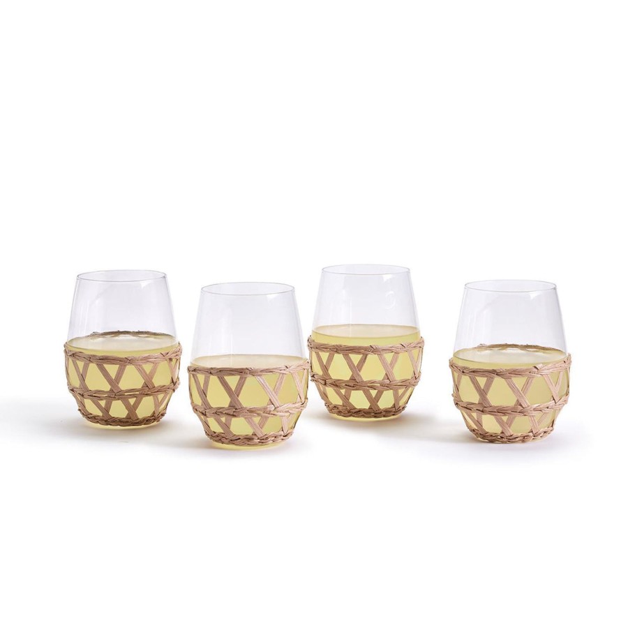 Home Two's Company | Lattice Stemless Wine Glass