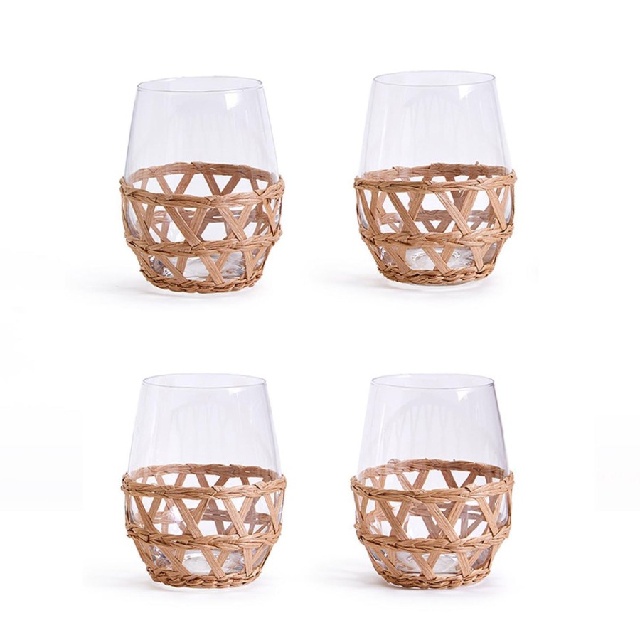 Home Two's Company | Lattice Stemless Wine Glass