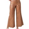 Women Emily McCarthy Bottoms | Ruffle Flare-French Gold Tweed