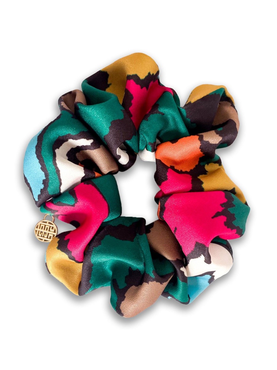 Women Emily McCarthy | Emily Mccarthy Signature Scrunchie-Fall Ikat