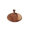 Home Be Home | Acacia Round Board With Short Handle-Mini