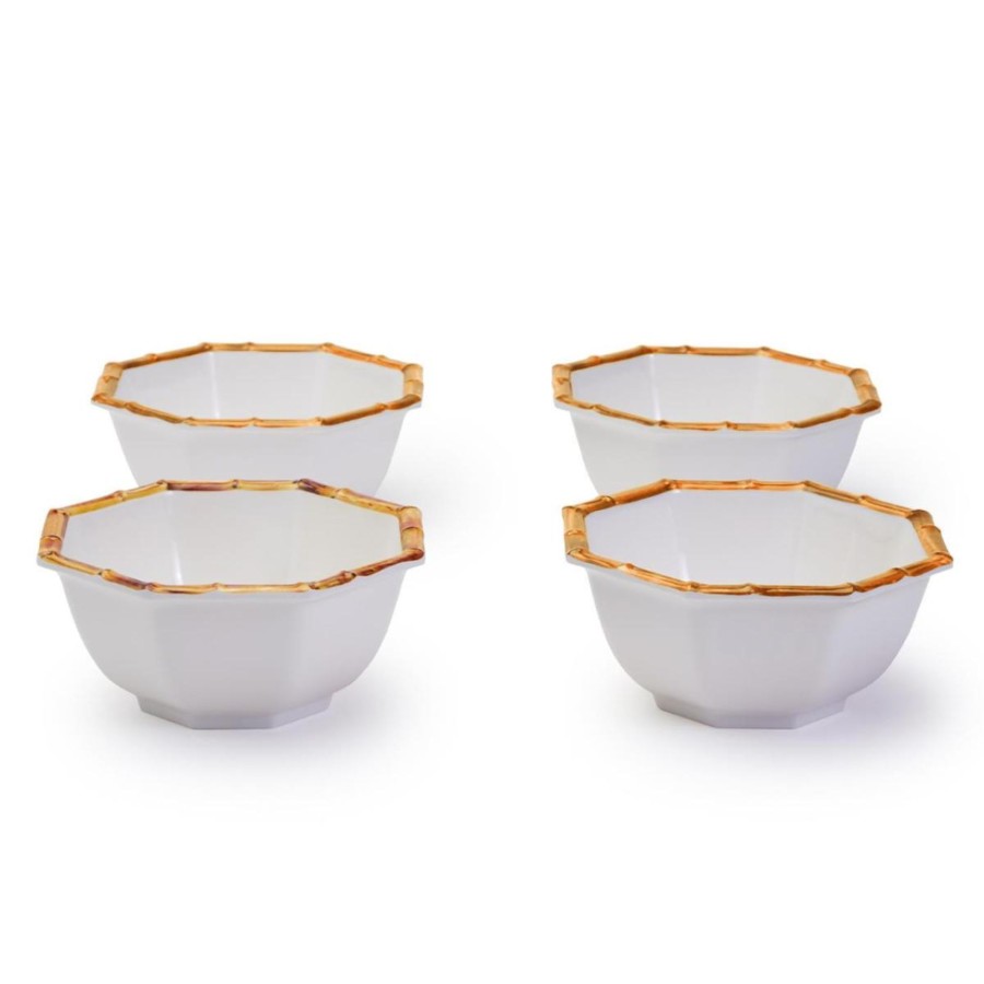 Home Two's Company | Bamboo Touch Octagonal Bowls