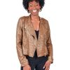 Women Emily McCarthy Sweaters & Outerwear | Mia Moto-French Gold Tweed