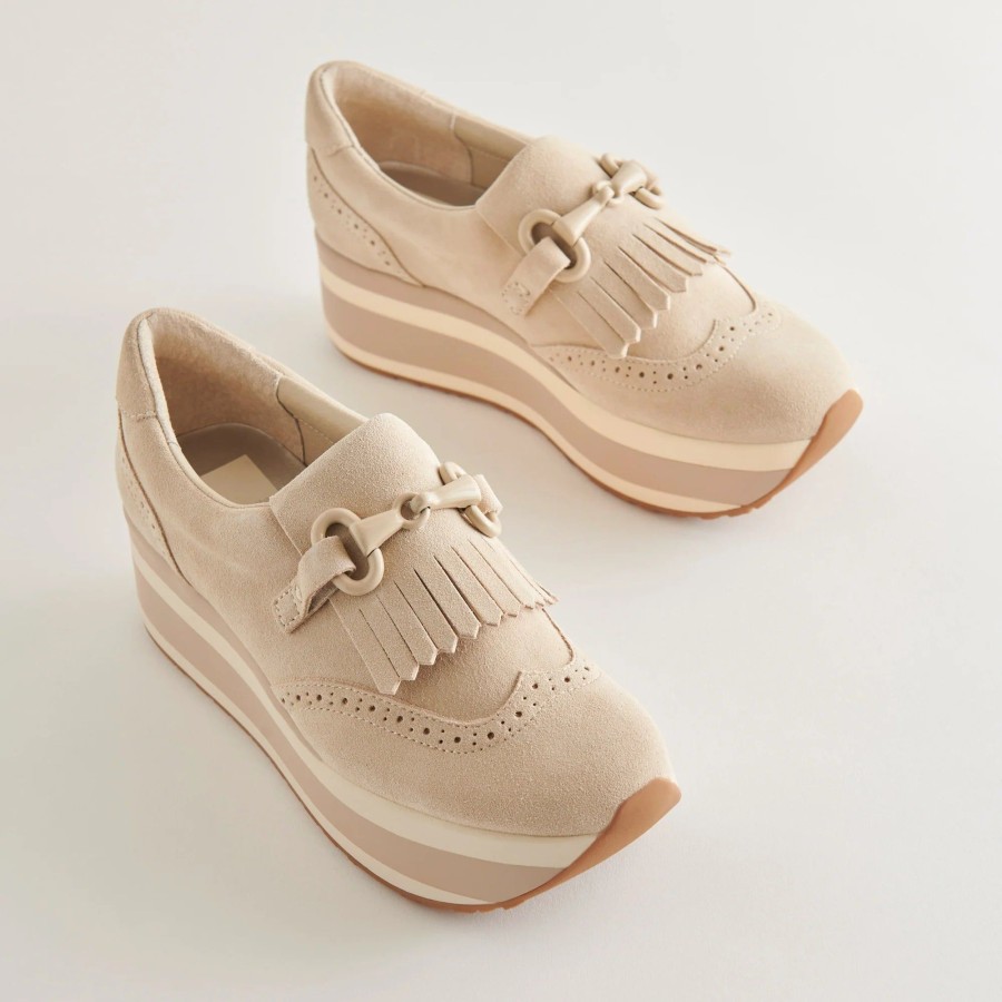 Women Dolce Vita | Jhax Sneaker In Almond Suede