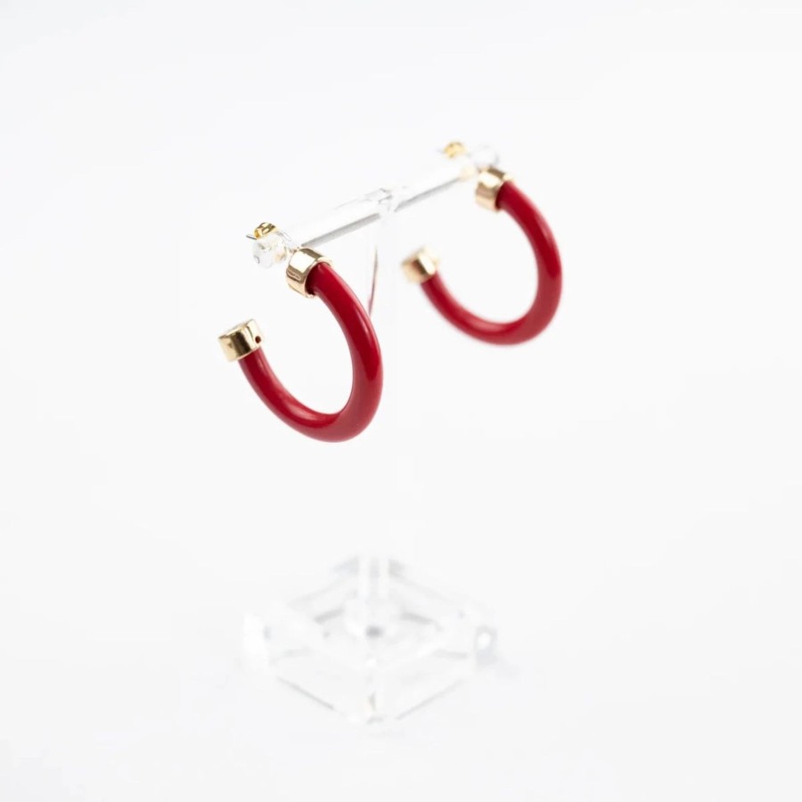 Women Hoo Hoops | Mini Hoo Hoops-Red