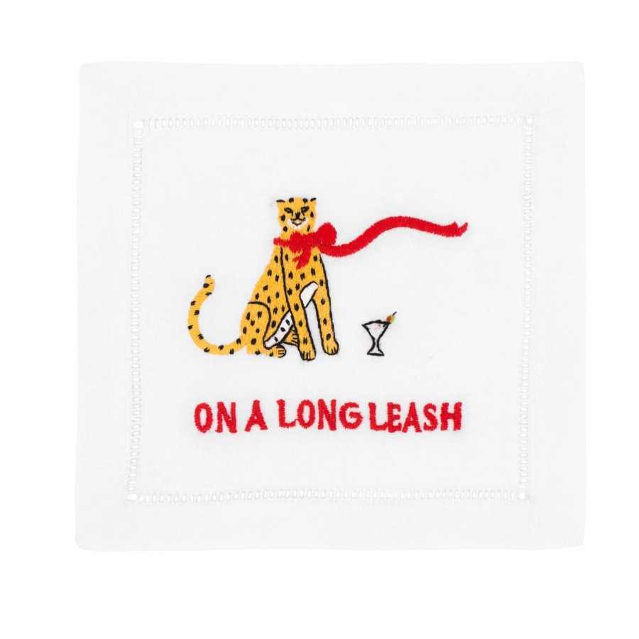 Home August Morgan | On A Long Leash Cocktail Napkins