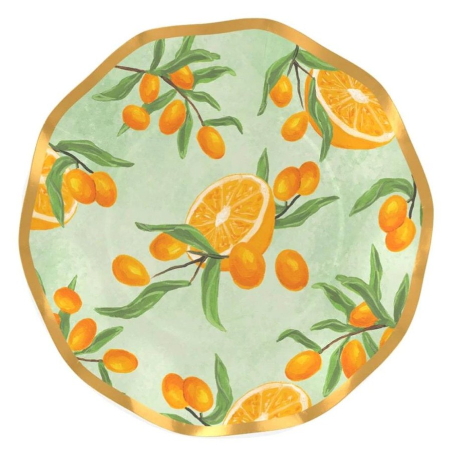 Home Sophistiplate | Wavy Salad Plate- Mimosa