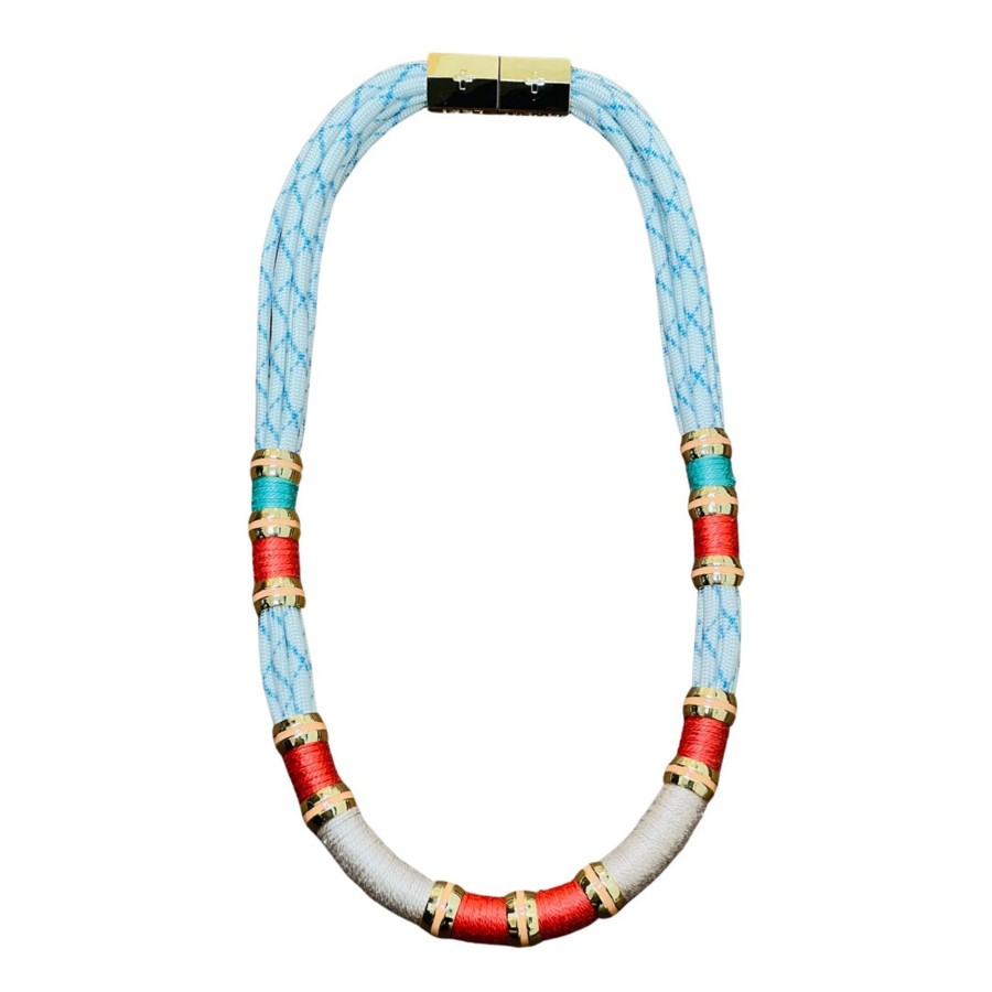 Women Holst and Lee | Colorblock Necklace-Spritz