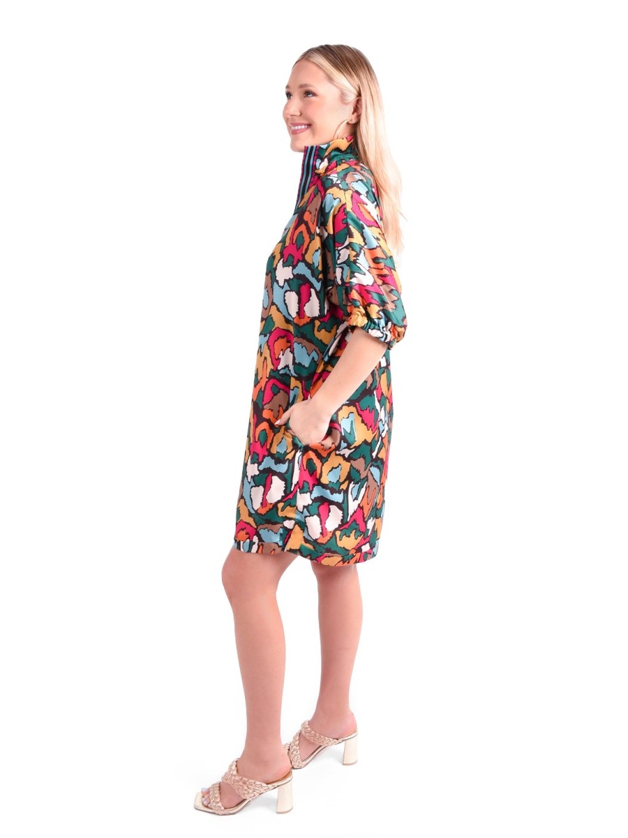 Women Emily McCarthy Dresses | Poppy Dress-Fall Ikat