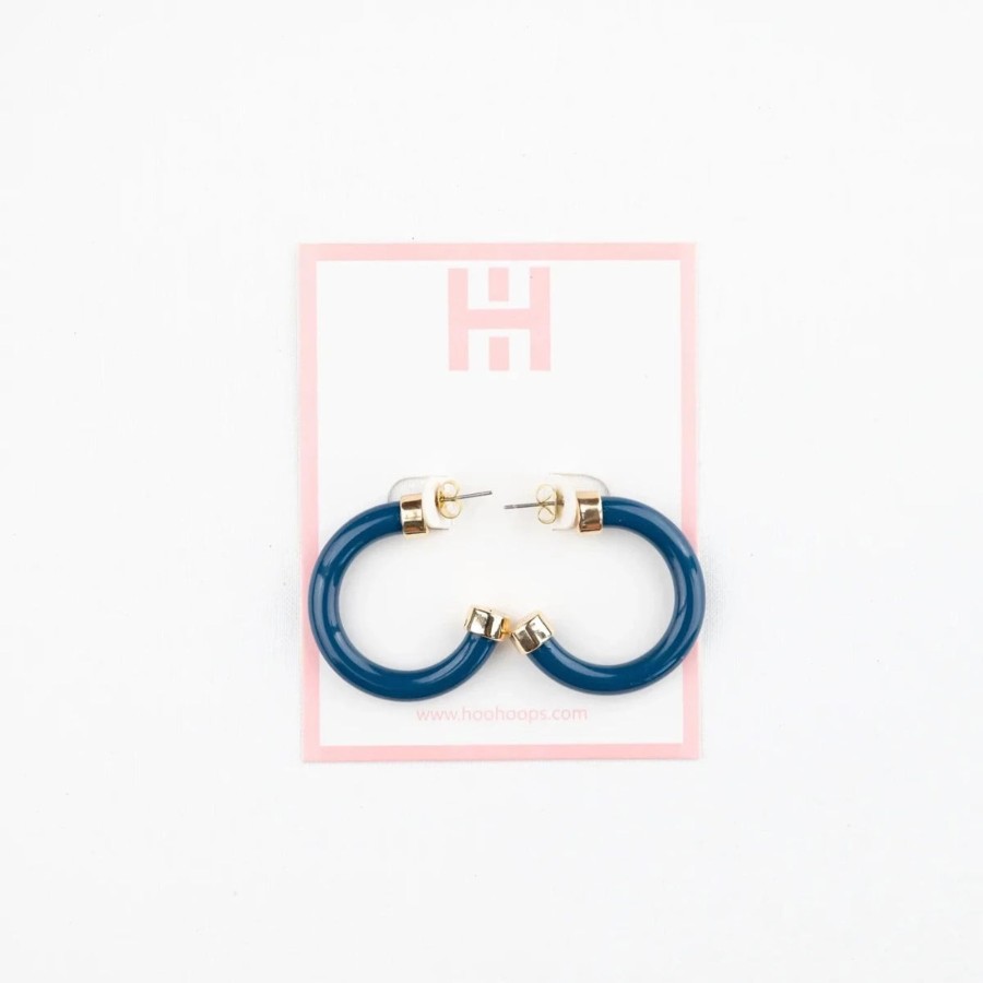 Women Hoo Hoops | Mini Hoo Hoops-Navy