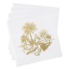 Home Print Appeal | Low Country Cocktail Napkins-White & Gold