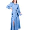 Women Emily McCarthy Dresses | Oxford Maxi Dress-Denim