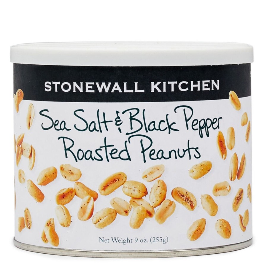 Home Stonewall Kitchen | Sea Salt & Black Pepper Roasted Peanuts