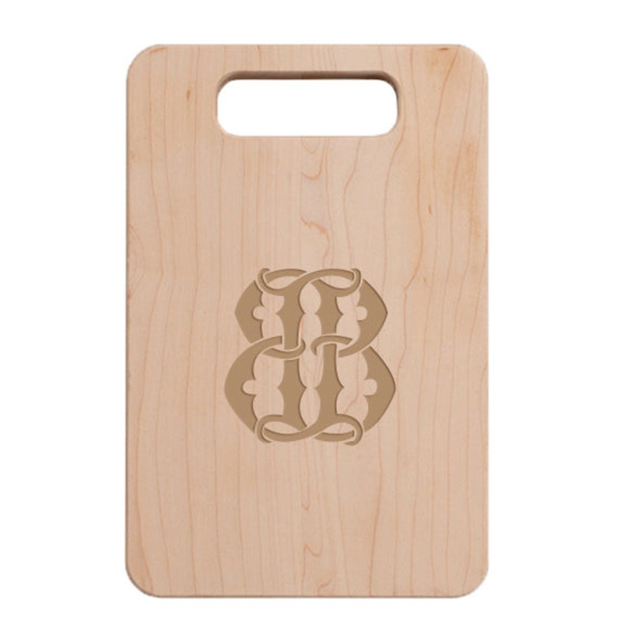 Home Maple Leaf at Home Gift Bar | 1-Letter Monogrammed Artisan Board