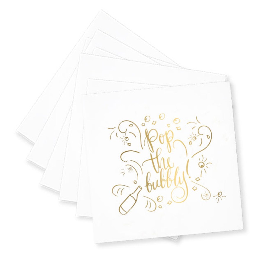 Home Print Appeal | Pop The Bubbly Cocktail Napkins