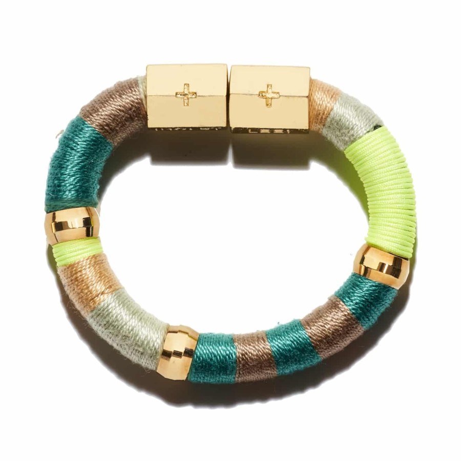 Women Holst and Lee | Colorblock Bracelet- Electric Lemonade