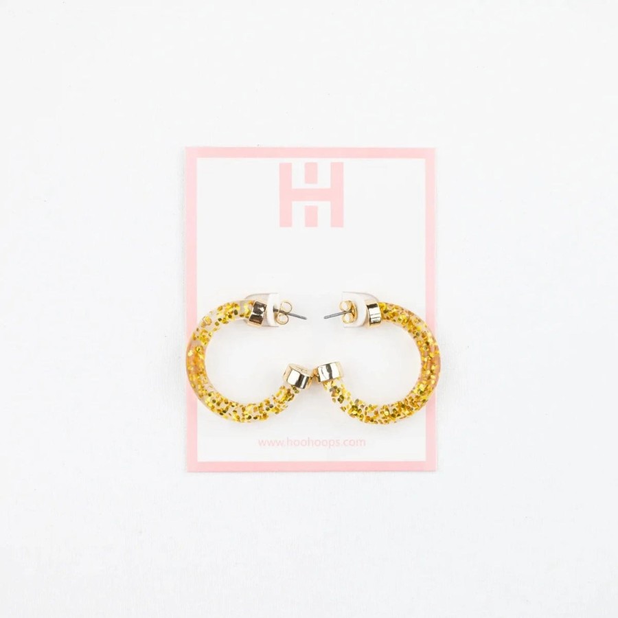 Women Hoo Hoops | Hoo Hoops-Gold Glitter Mini