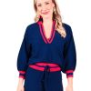 Women Emily McCarthy Sweaters & Outerwear | Lolli Sweater-Bleu Monogram