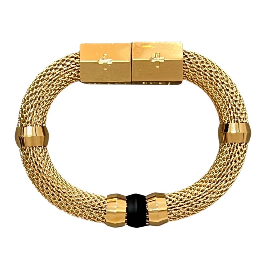 Women Holst and Lee | Mesh Candy Bracelet-Black