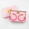 Women Hoo Hoops | Hoo Hoops-Hot Pink W/Pearls