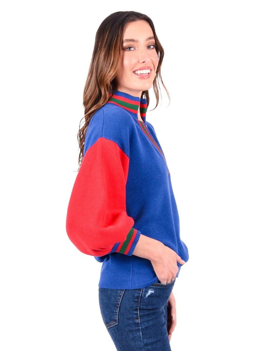 Women Emily McCarthy Sweaters & Outerwear | Lolli Sweater-Fall Colorblock