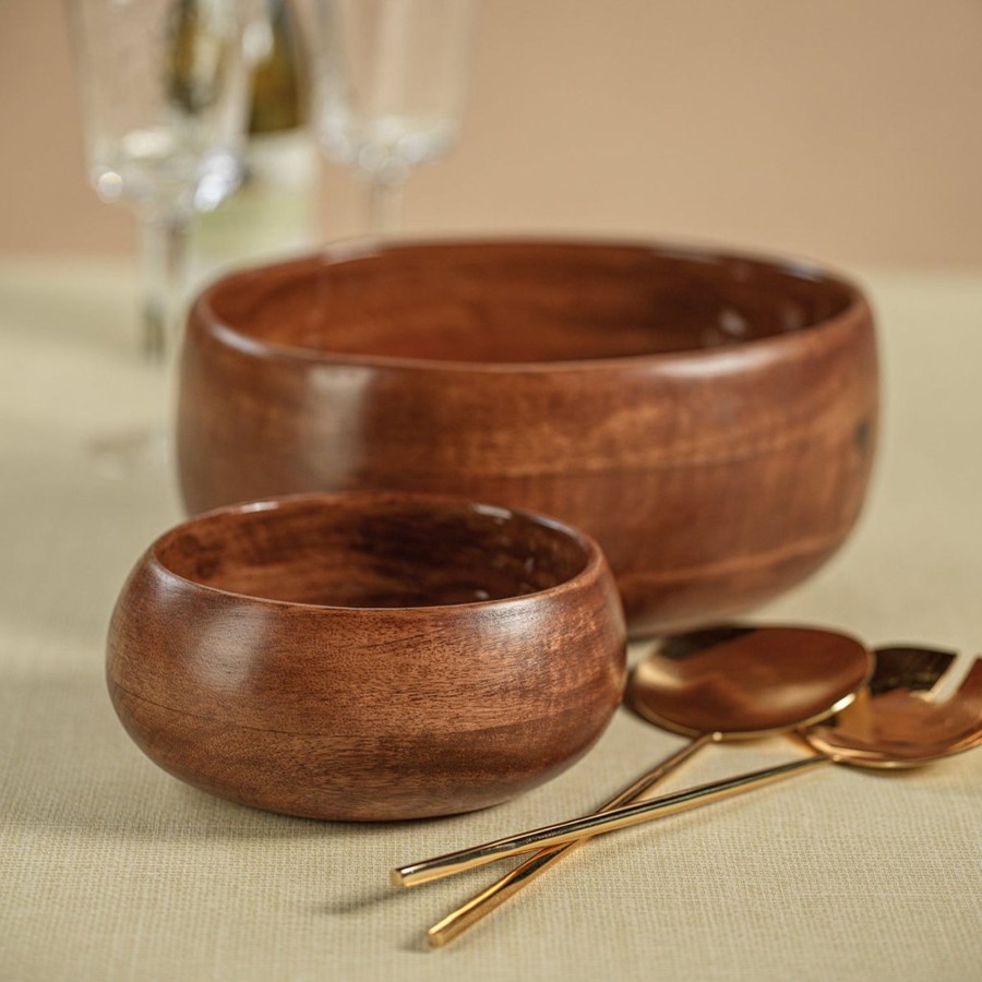 Home Zodax | Gabonese Round Mango Wood Bowl