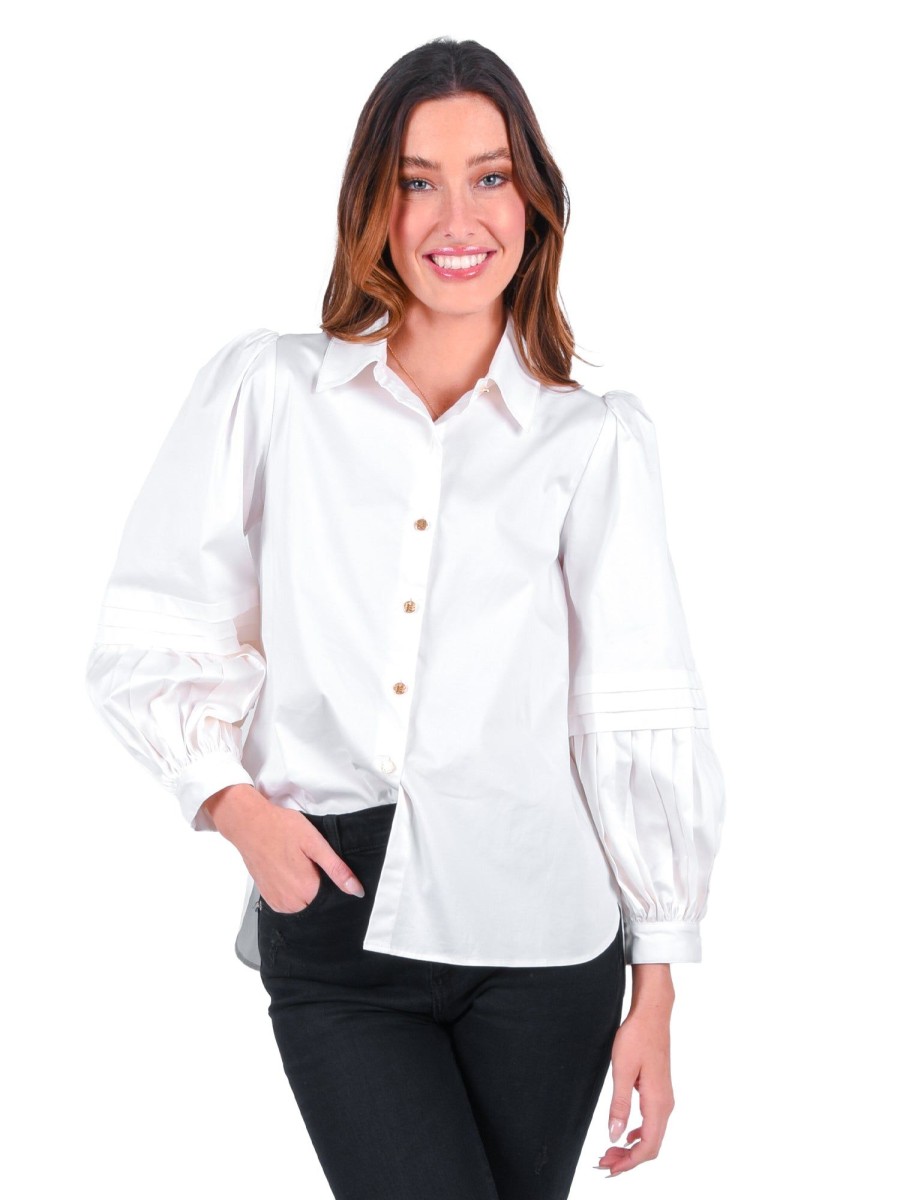 Women Emily McCarthy Tops | Oxford-Bright White