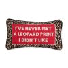 Home Furbish | Leopard Print Needlepoint Pillow