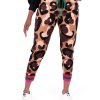 Women Emily McCarthy Bottoms | Downtown Jogger-Cocoa Spot Cheetah