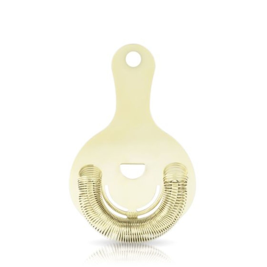 Home True Brands | Gold Hawthorn Strainer By Viski