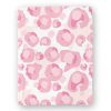 Home Printed Mint | Satin Trim Minky Blanket-Baby Pink Spot Cheetah